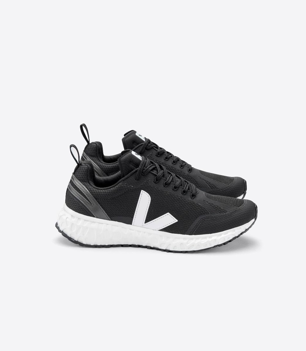 Veja Trainers Mens Black/White - Condor Mesh - PUAN-36452